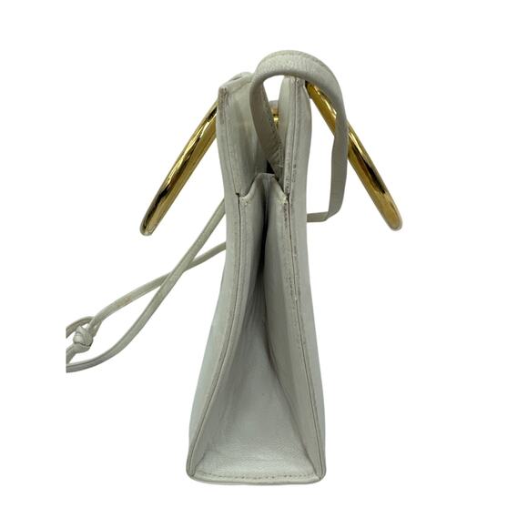 Saks Fifth Avenue Small Crossbody Bag, White - Picture 8 of 14